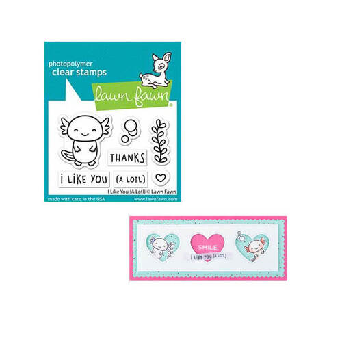Lawn Fawn - Clear Stamps - I Like You (a LOTL) LF2464