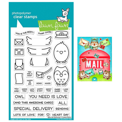 Lawn Fawn - Clear Stamps - Special Delivery LF2466
