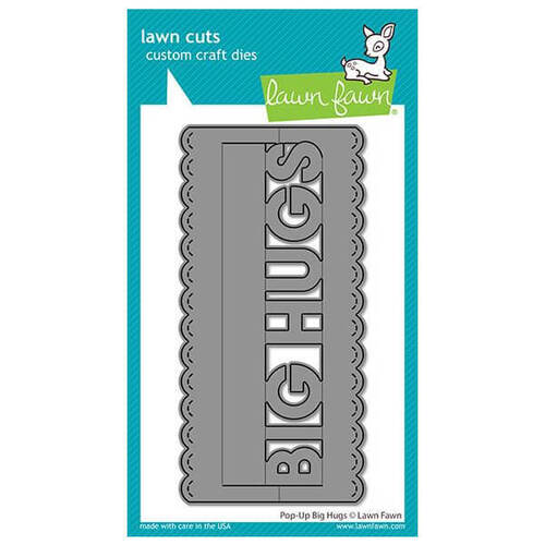 Lawn Fawn - Lawn Cuts Dies - Pop-Up Big Hugs LF2474