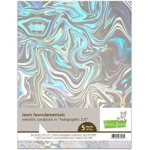 Lawn Fawn - Metallic Cardstock - Holographic 2.0 LF2499
