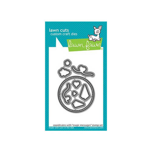 Lawn Fawn - Lawn Cuts Dies - Magic Messages LF2509