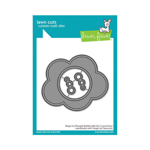Lawn Fawn - Lawn Cuts Dies - Magic Iris Thought Bubble Add-On LF2573
