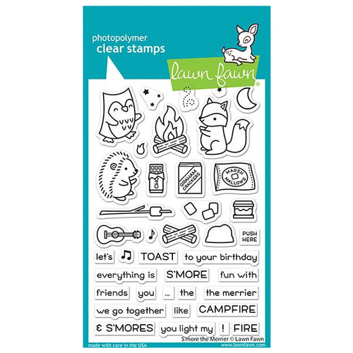 Lawn Fawn - Clear Stamps - S'more The Merrier LF2593