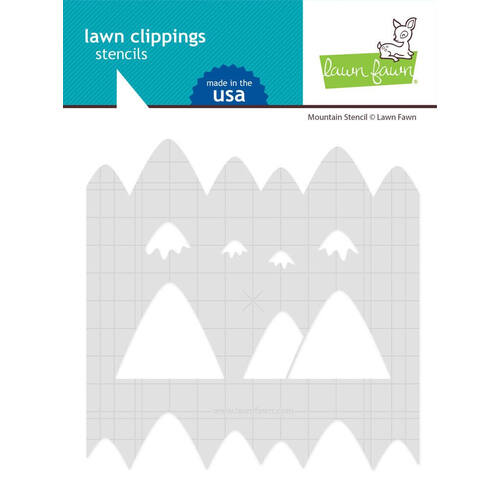 Lawn Fawn Stencils - Mountain LF2627