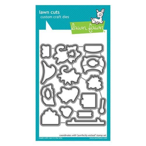 Lawn Fawn - Lawn Cuts Dies - Purrfectly Wicked LF2665