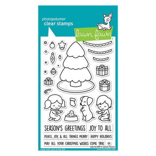 Lawn Fawn - Clear Stamps - Joy To All LF2668
