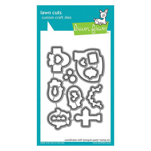 Lawn Fawn - Lawn Cuts Dies - Penguin Party LF2675