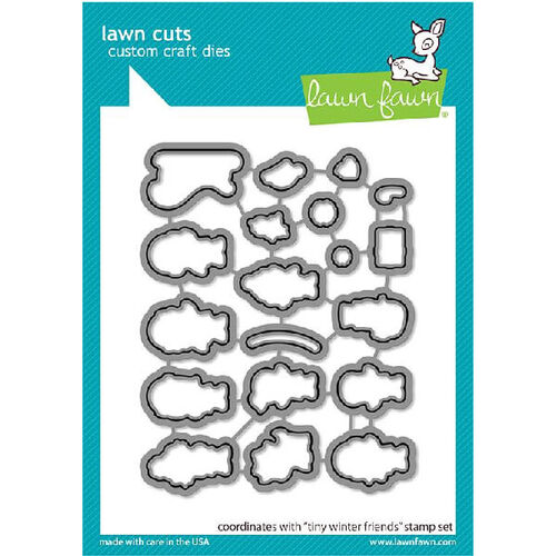 Lawn Fawn - Lawn Cuts Dies - Tiny Winter Friends LF2679