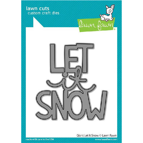Lawn Fawn - Lawn Cuts Dies - Giant Let It Snow LF2695