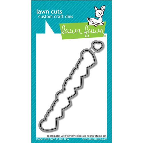 Lawn Fawn - Lawn Cuts Dies - Simply Celebrate Hearts LF2723
