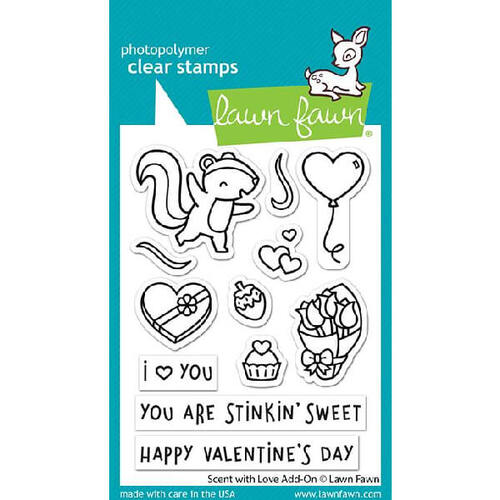 Lawn Fawn - Clear Stamps - Scent With Love Add-On LF2728