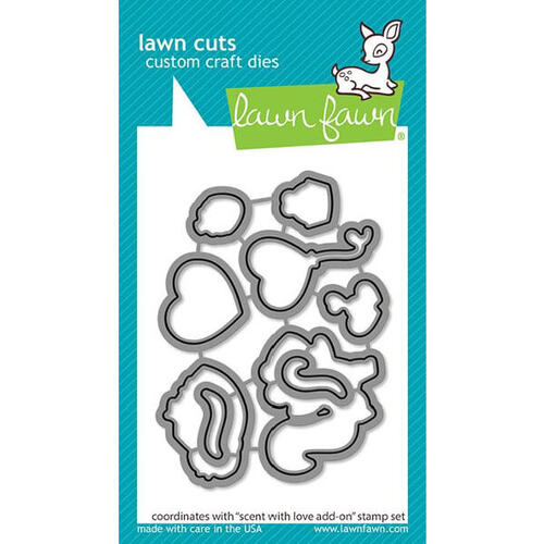 Lawn Fawn - Lawn Cuts Dies - Scent With Love Add-On LF2729