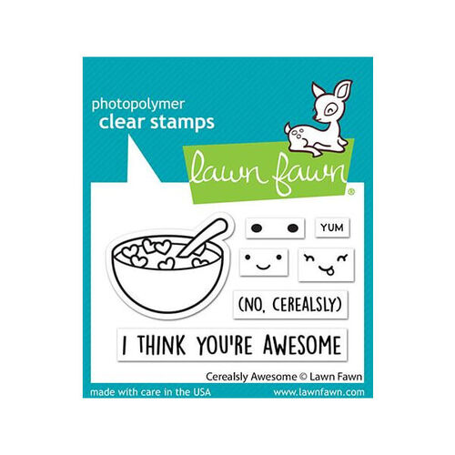 Lawn Fawn - Clear Stamps - Cerealsly Awesome LF2730