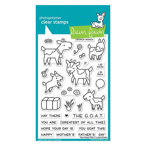 Lawn Fawn - Clear Stamps - You Goat This LF2770