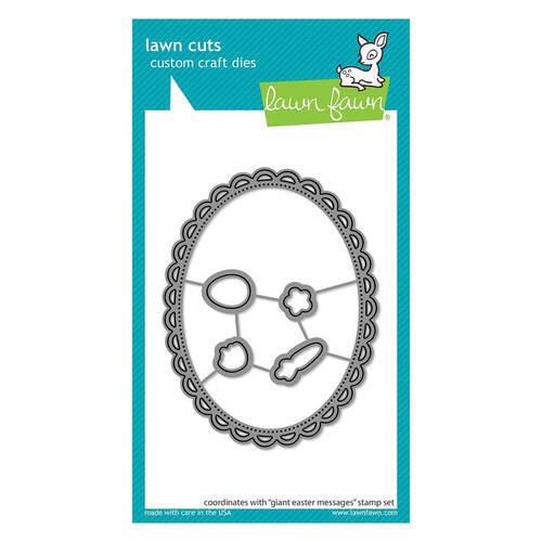Lawn Fawn - Lawn Cuts Dies - Giant Easter Messages LF2785