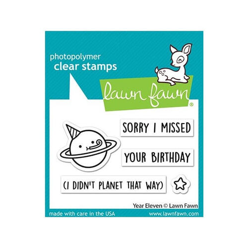 Lawn Fawn - Clear Stamps - Year Eleven LF2786