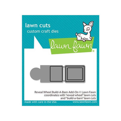Lawn Fawn - Lawn Cuts Dies - Reveal Wheel Build-A-Barn Add-On LF2797