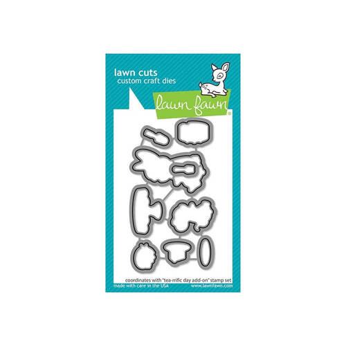 Lawn Fawn - Lawn Cuts Dies - Tea-Rrific Day Add-On LF2859