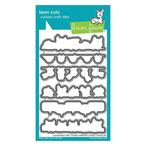Lawn Fawn - Lawn Cuts Dies - Simply Celebrate Critters LF2861