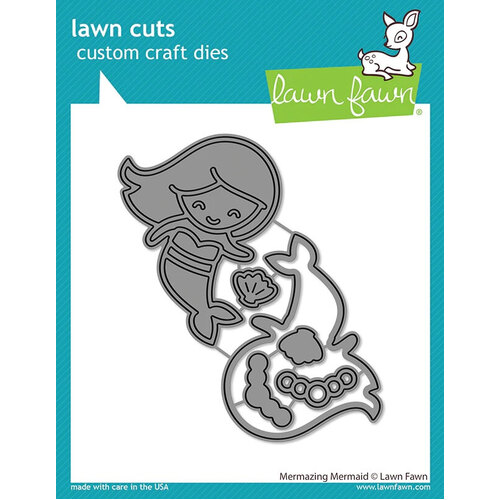 Lawn Fawn - Lawn Cuts Dies - Mermazing Mermaid LF2881