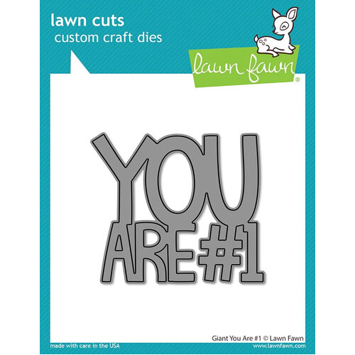 Lawn Fawn - Lawn Cuts Dies - Giant You Are #1 LF2884