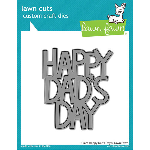 Lawn Fawn - Lawn Cuts Dies - Giant Happy Dad's Day LF2885