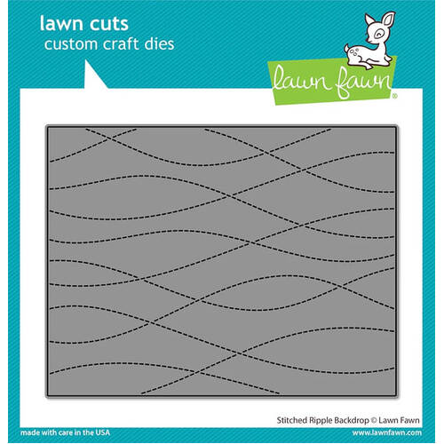 Lawn Fawn - Lawn Cuts Dies - Stitched Ripple Backdrop LF2888