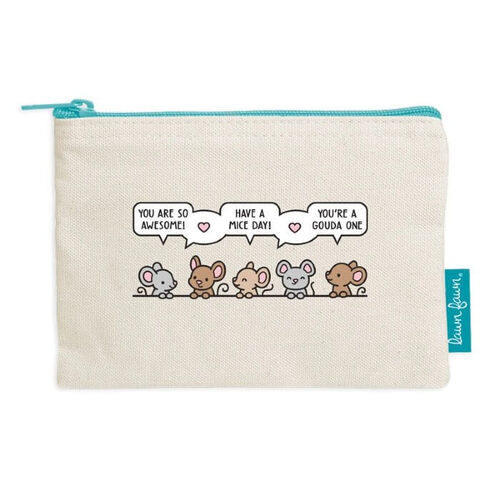 Lawn Fawn Zipper Pouch - Have a Mice Day LF2906