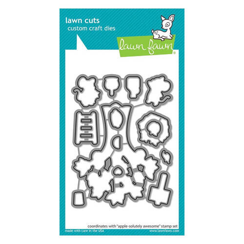 Lawn Fawn - Lawn Cuts Dies - Apple-Solutely Awesome LF2931