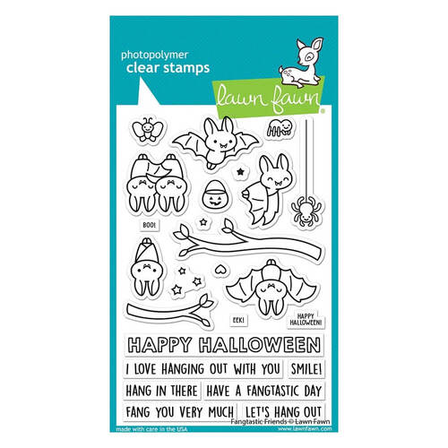 Lawn Fawn - Clear Stamps - Fangtastic Friends LF2937