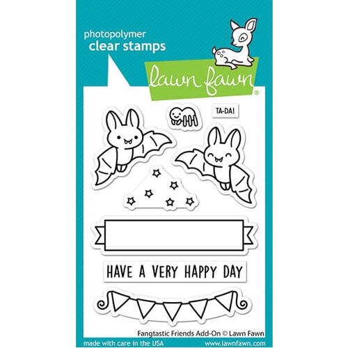 Lawn Fawn - Clear Stamps - Fangtastic Friends Add-On LF2939