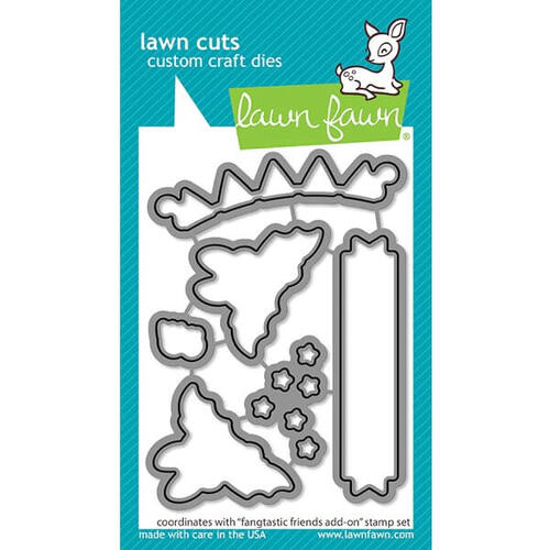 Lawn Fawn - Lawn Cuts Dies - Fangtastic Friends Add-On LF2940