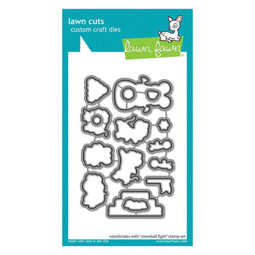 Lawn Fawn - Lawn Cuts Dies - Snowball Fight LF2942
