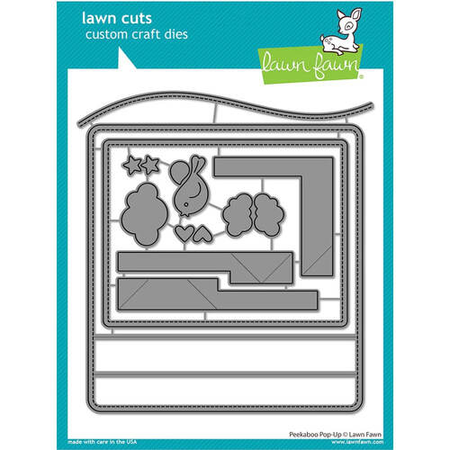 Lawn Fawn - Lawn Cuts Dies - Peekaboo Pop-Up LF2955
