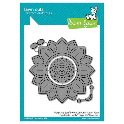 Lawn Fawn - Lawn Cuts Dies - Magic Iris Sunflower Add-On LF2958