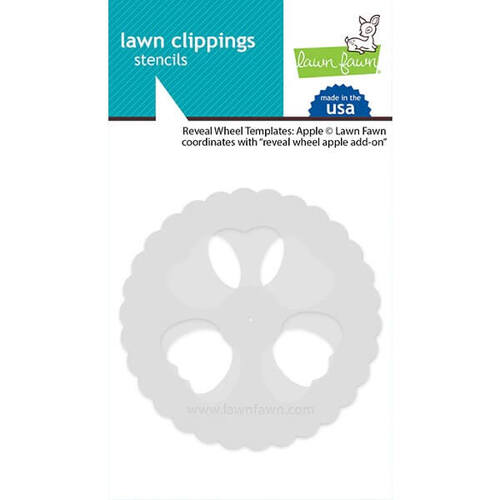 Lawn Fawn Stencils - Reveal Wheel Templates: Apple LF2960