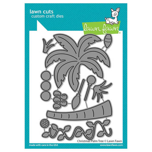 Lawn Fawn - Lawn Cuts Dies - Christmas Palm Tree LF2966
