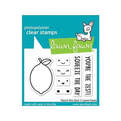 Lawn Fawn - Clear Stamps - You're the Zest LF3015