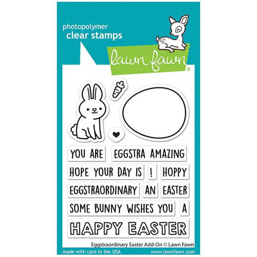 Lawn Fawn - Clear Stamps - Eggstraordinary Easter Add-On LF3079