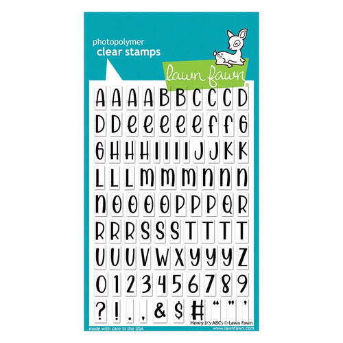 Lawn Fawn - Clear Stamps - Henry Jr.'s ABCs LF3082