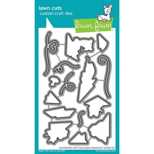 Lawn Fawn - Lawn Cuts Dies - Just Plane Awesome LF3131