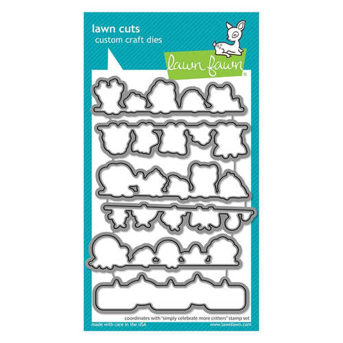 Lawn Fawn - Lawn Cuts Dies - Simply Celebrate More Critters LF3165