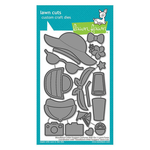 Lawn Fawn - Lawn Cuts Dies - Woodland Critter Huggers Summer Add-On LF3183