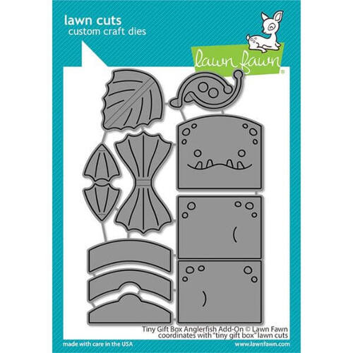 Lawn Fawn - Lawn Cuts Dies - Tiny Gift Box Anglerfish Add-On LF3184