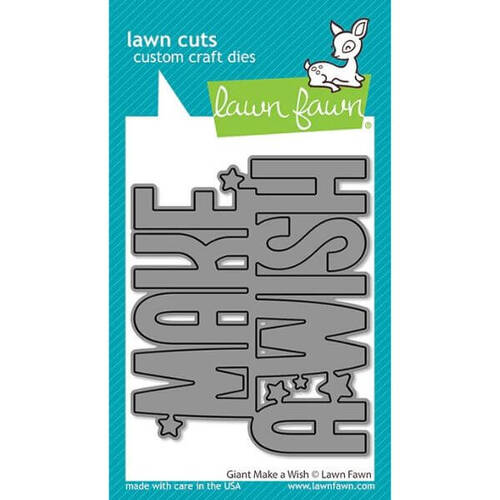 Lawn Fawn - Lawn Cuts Dies - Giant Make a Wish LF3185