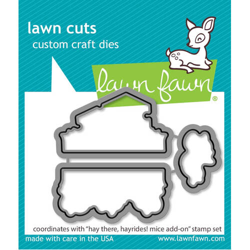 Lawn Fawn - Lawn Cuts Dies - Hay There, Hayrides! Mice Add-on LF3216