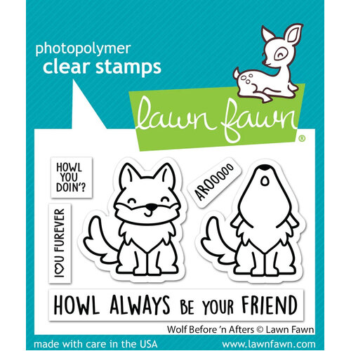 Lawn Fawn - Clear Stamps - Wolf Before 'n Afters LF3221