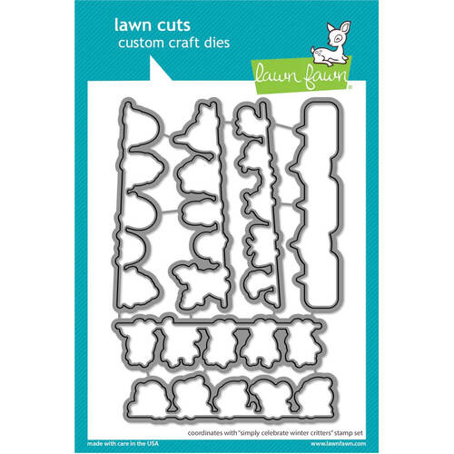 Lawn Fawn - Lawn Cuts Dies - Simply Celebrate Winter Critters LF3232