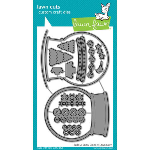 Lawn Fawn - Lawn Cuts Dies - Build-A-Snow Globe LF3254