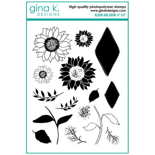 Gina K Designs Stamps - Bloom and Grow
